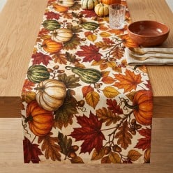 Runner autunnale da Tavola Artigianale - Collezione Vertumno | Lemoire Home