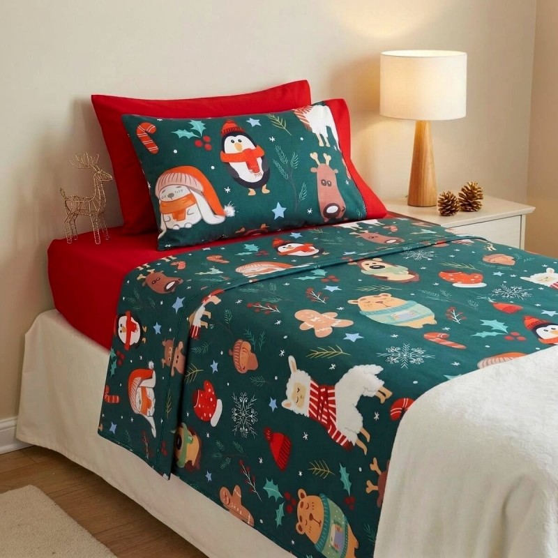Le Melodie di Tebe: Completo Letto Singolo di Cotone ispirato a Anfione e Zeto