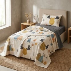 Arredo per cameretta - lenzuola per letto singolo collezione Alcippe