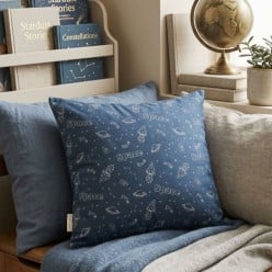 Cuscino decorativo per cameretta collezione spazio ispirata ad Ulisse