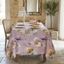 Tovaglia in Cotone con Magnolie collezione Lotis – Lemoire Home