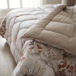 Trapunta Matrimoniale Sostenibile in Percalle di Cotone Ciparisso | Lemoire Home