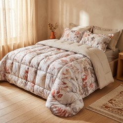 Trapunta Matrimoniale Sostenibile in Percalle di Cotone Ciparisso | Lemoire Home