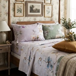 Completo Lenzuola Matrimoniali in Percalle di Cotone Lotis | Lemoire Home