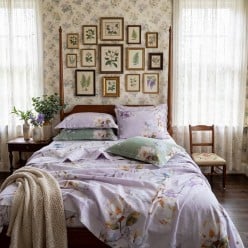 Completo Lenzuola Matrimoniali in Percalle di Cotone Lotis | Lemoire Home