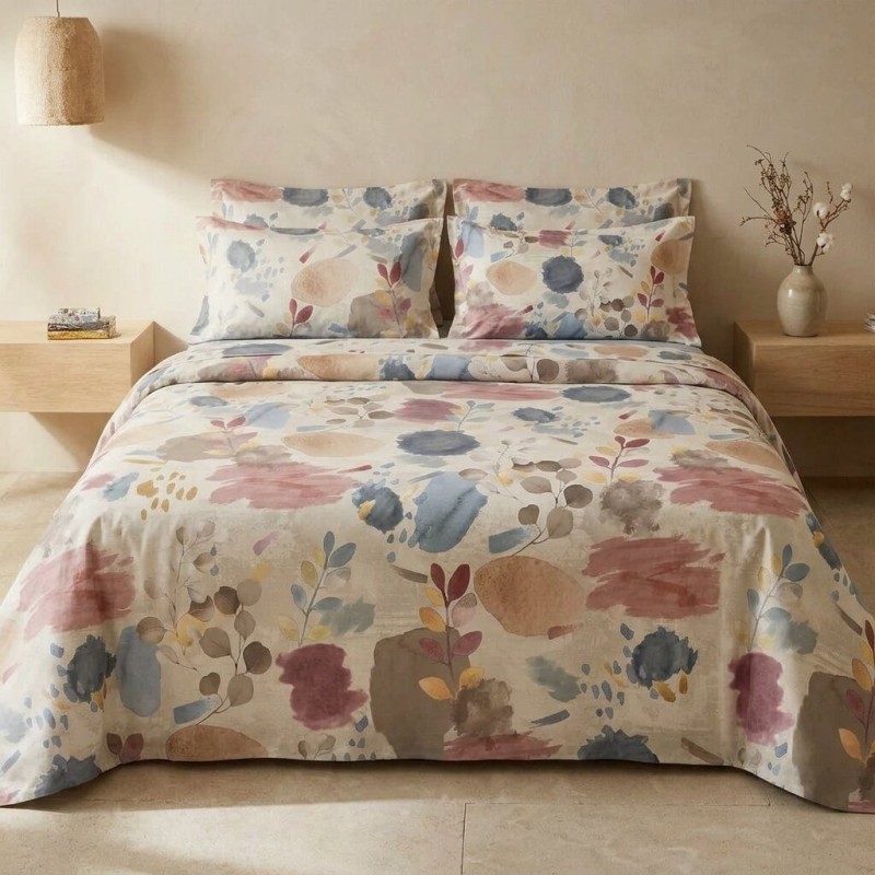 Completo Letto Matrimoniale in Cotone Alcinoo| Lemoire Home