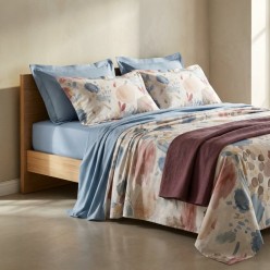 Completo Letto Matrimoniale in Cotone Alcinoo| Lemoire Home