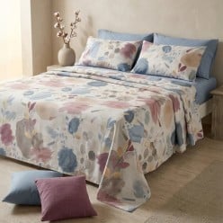 Completo Letto Matrimoniale in Cotone Alcinoo| Lemoire Home