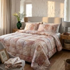 Trapunta Matrimoniale in Percalle di Cotone linea Giacinto| Lemoire Home