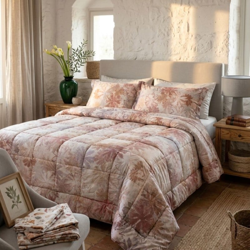 Trapunta Matrimoniale in Percalle di Cotone linea Giacinto| Lemoire Home