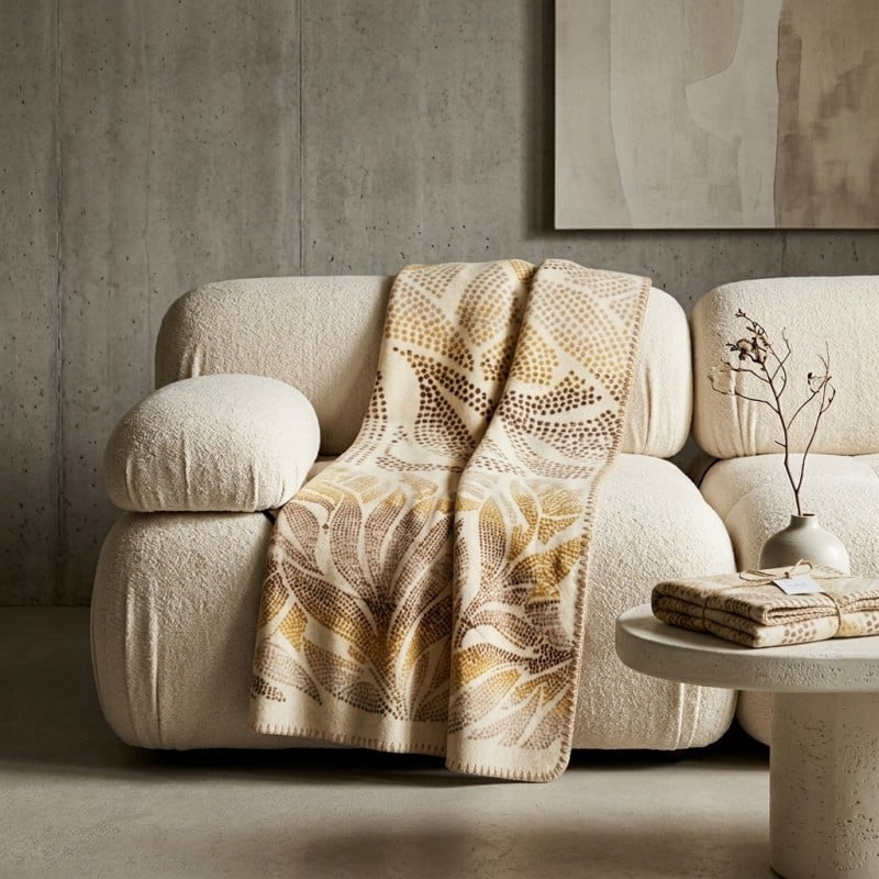 Coperta Plaid invernale linea Peliade - Copriletto in caldo cotone Coperta Plaid invernale linea Peliade - Copriletto in caldo cotone