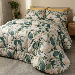 Trapunta Matrimoniale Invernale in Raso di Cotone Ecate | Lemoire Home