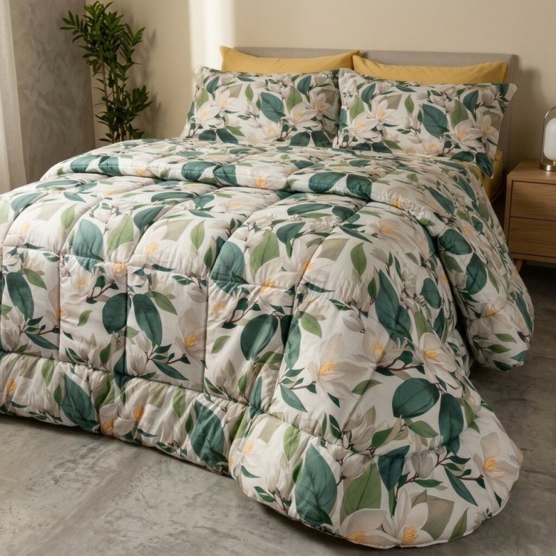 Trapunta Matrimoniale Invernale in Raso di Cotone Ecate | Lemoire Home