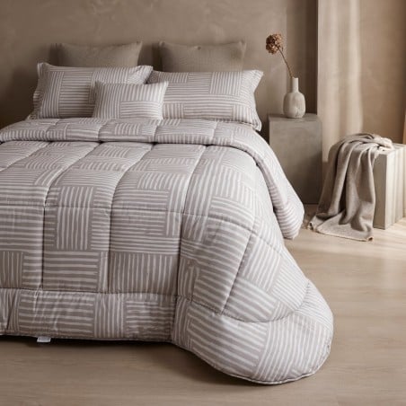 Trapunta Matrimoniale Prometeo in Raso di Cotone 300 TC | Lemoire Home