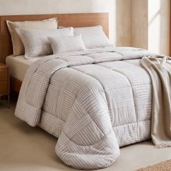 Trapunta Matrimoniale Prometeo in Raso di Cotone 300 TC | Lemoire Home