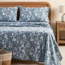 Set Completo Letto Matrimoniale in Caldo Cotone Flanella Talia – Lemoire Home