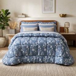 Trapunta Matrimoniale Invernale in Raso di Cotone Talia – Lemoire Home