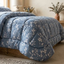 Trapunta Matrimoniale Invernale in Raso di Cotone Talia – Lemoire Home