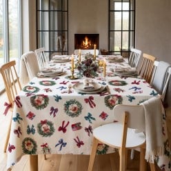 Dolce Tovaglia Teddy Bear natalizia in Cotone con orsetti Lemoire Home