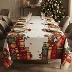 Tovaglia Natalizia Antimacchia Regali di Natale – Lemoire Home