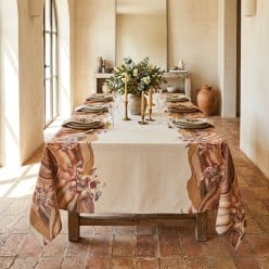 Tovaglia Antimacchia Sartoriale con decoro astratto – Collezione Elena