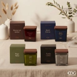 Candela Profumata EDG con Tappo in Legno – Essenze d'Arredo