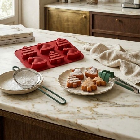 Set Dolcetto: Stampo in Silicone e Accessori da Pasticceria Natalizia