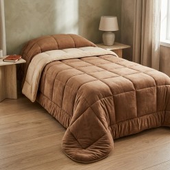 Trapunta Invernale Double Face Oniro Bicolor Letto singolo e 1/2 piazza