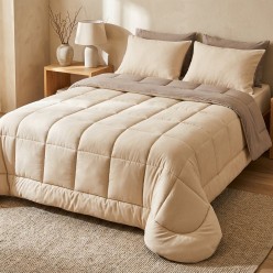Trapunta Invernale Double Face Oniro Bicolor Letto singolo e 1/2 piazza