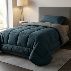 Trapunta Invernale Double Face Oniro Bicolor Letto singolo e 1/2 piazza