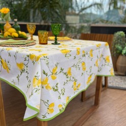 Collezione tovagliato Ercole con fantasia limoni