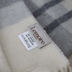 Plaid in lana e cotone collezione Eurus Made in Italy