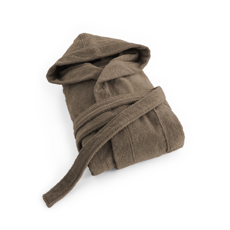 Accappatoio in cotone linea Zacinto: Tortora Accappatoio in cotone linea Zacinto: Tortora