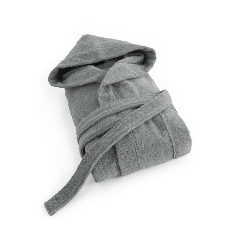 Accappatoio in cotone linea Zacinto: Grigio Accappatoio in cotone linea Zacinto: Grigio