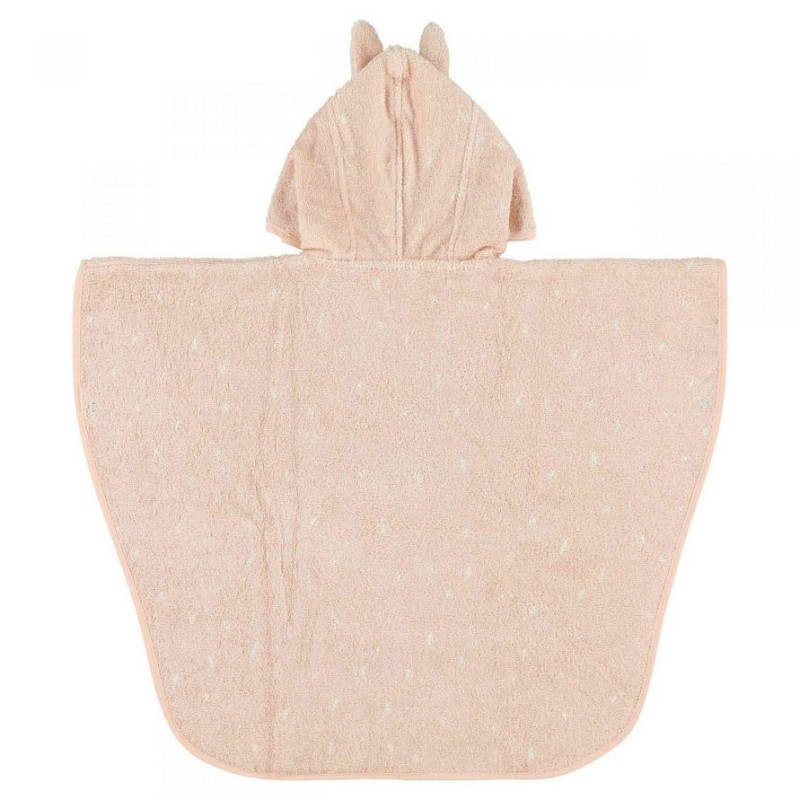 Poncho rosa con coniglietto Mr.Rabbit dettaglio lemoire home tenerissimo Poncho rosa con coniglietto Mr.Rabbit dettaglio lemoire home tenerissimo