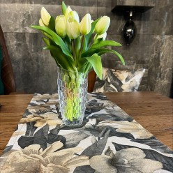 Biancheria da Tavola Persefone motivo di fiori autunnale