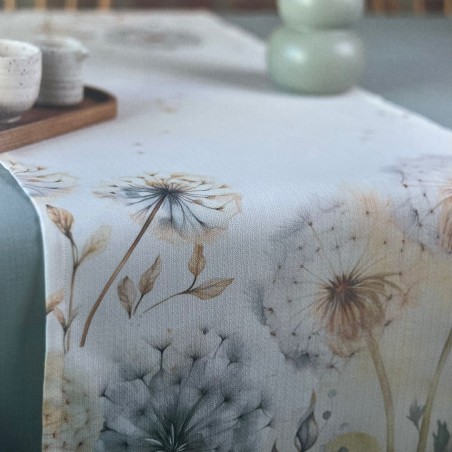 Runner elegante con soffioni, idrorepellente ed eco-friendly