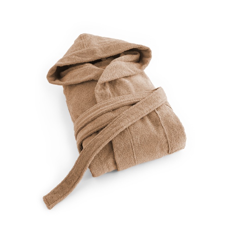 Accappatoio in cotone linea Zacinto: Marrone