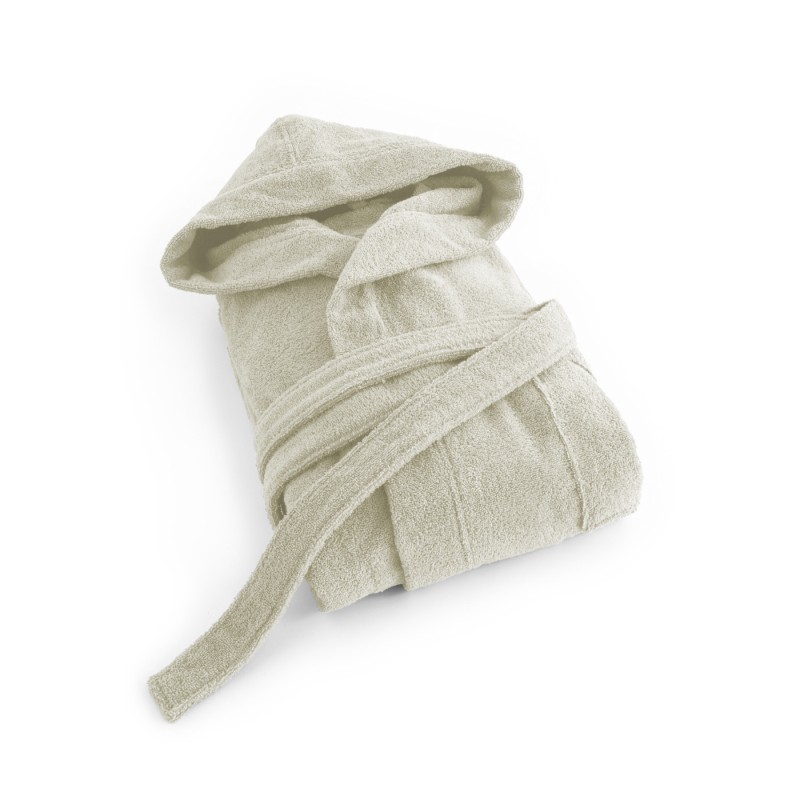 Accappatoio in cotone linea Zacinto: Panna - Avorio