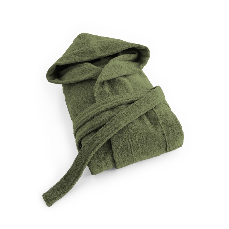 Accappatoio in cotone linea Zacinto: Verde