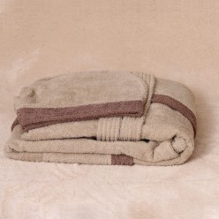 Accappatoio grigio perla 100% cotone Collezione Nereidi