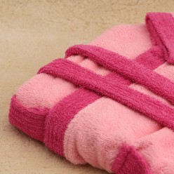 Accappatoio bimbo blu e celeste – Collezione Nereidi