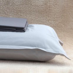 Completo letto singolo 100% cotone tinta unita - Collezione Olimpia