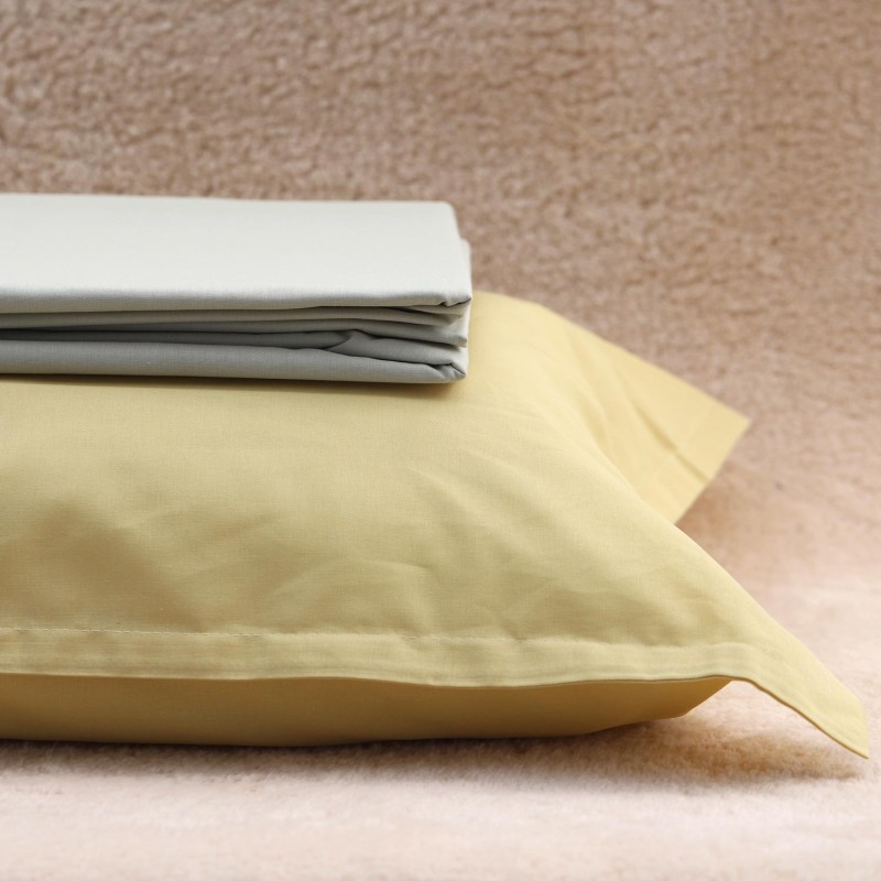 completo letto singolo per cameretta color senape