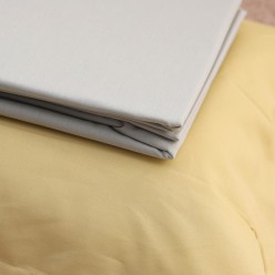 Completo letto singolo 100% cotone tinta unita - Collezione Olimpia