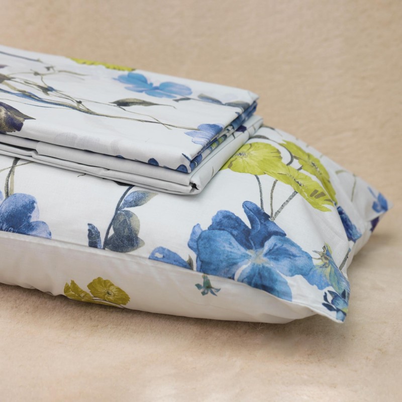 Completo letto matrimoniale in puro cotone, collezione Egea Completo letto matrimoniale in puro cotone, collezione Egea