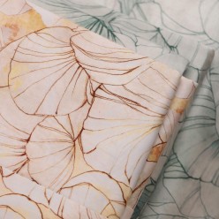 Completo letto matrimoniale in raso di cotone Made in Italy- linea Nemesi