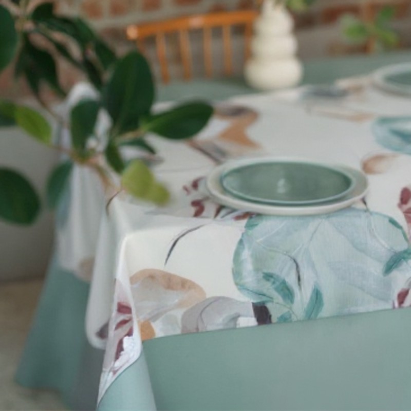 Tovagliato Antheia colori pastello - antimacchia ed idrorepellente dettaglio lemoirehome
