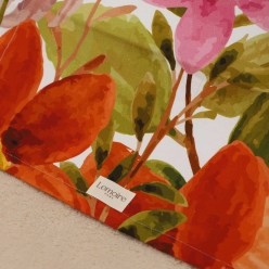 Collezione Afrodite – runner Made in Italy dai colori caldi e fiori delicati