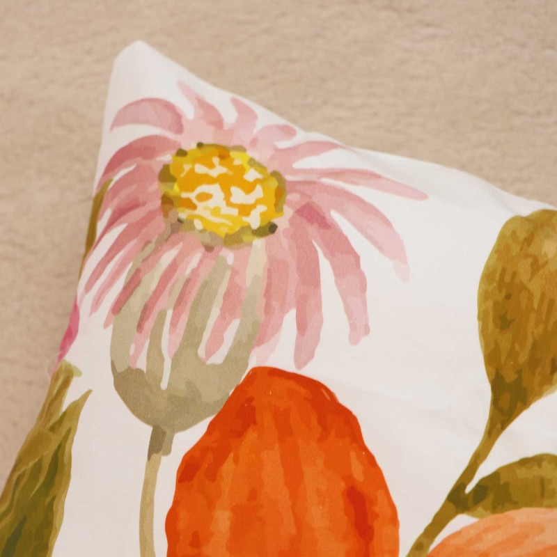 Cuscino arredo floreale dai colori caldi ed autunnali collezione Afrodite lemoirehome Cuscino arredo floreale dai colori caldi ed autunnali collezione Afrodite lemoirehome